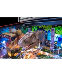 gros zoom sur le t-rex du Flipper Jurassic Park Edition Limitée 30th Anniversary