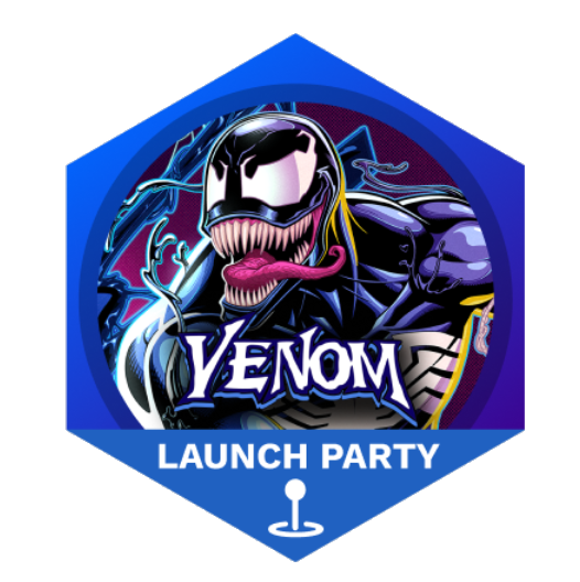 Logo badge Venom Launch Party